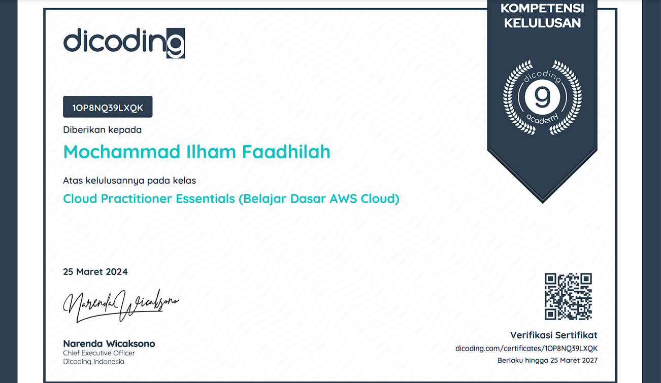 Belajar Dasar AWS Cloud