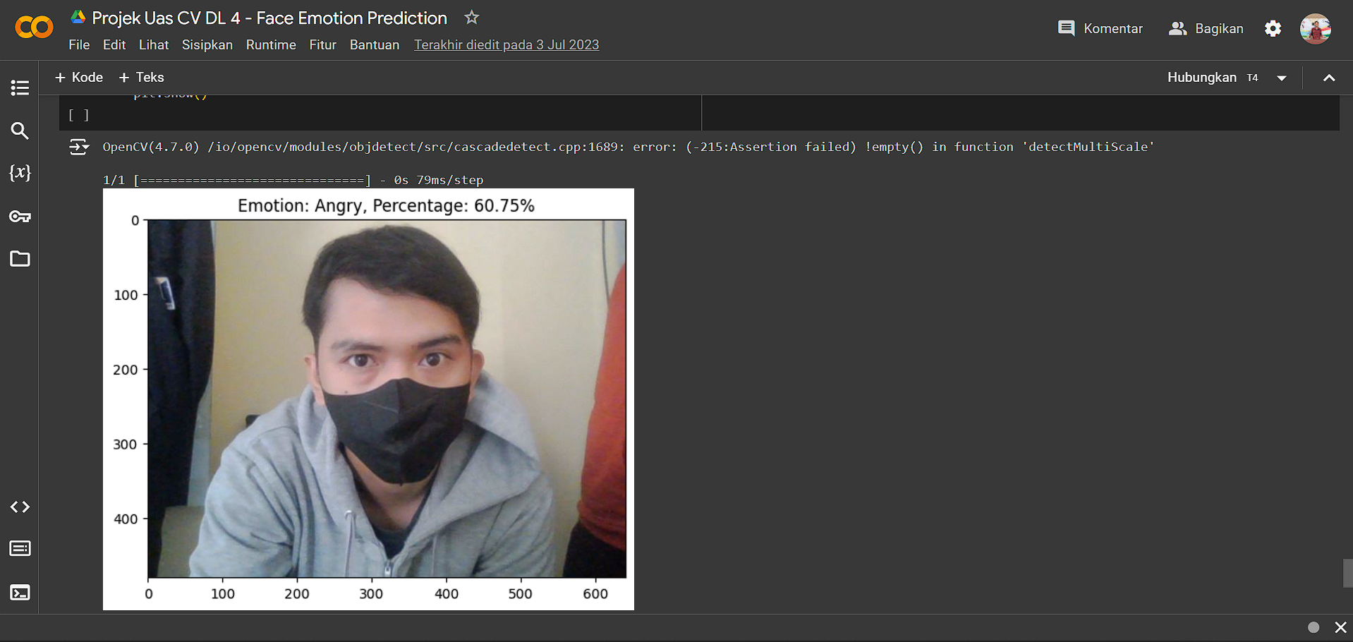 Face Emotion Prediction