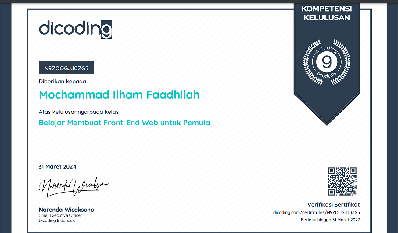 Belajar Membuat Front-end Web Untuk Pemula