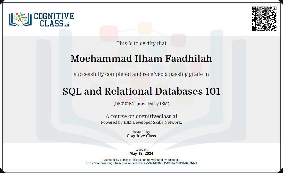 SQL and Relational Databases 101